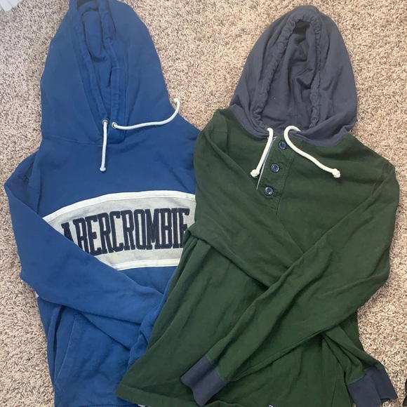 2️⃣ mens Abercrombie & Fitch hoodies - Picture 1 of 5